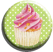 badge cupcake