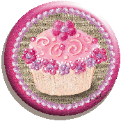 badge cupcake