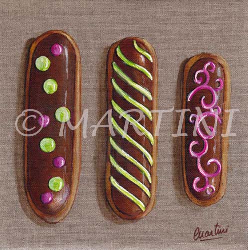 carte eclair chocolat