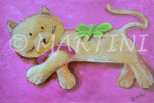 tableau enfant chat