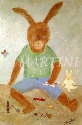 tableau-enfant-lapin-jouet