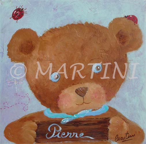 tableau-enfant-ourson-coccinelle