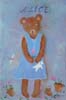 tableau-enfant-lapin-robe-bleue-2