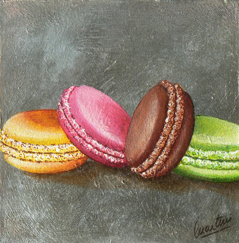 tableau macarons