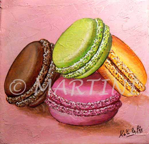tableau macarons