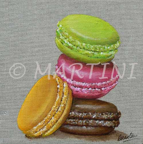 tableau macarons