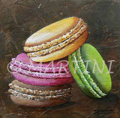 tableau macarons