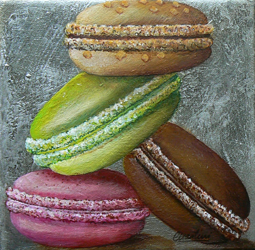 tableau macarons