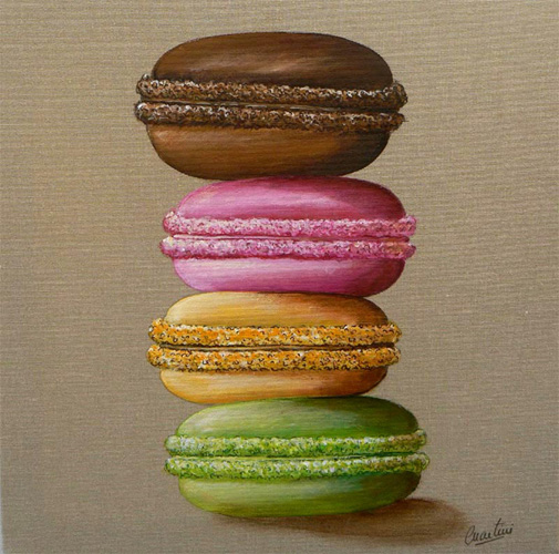 tableau macarons