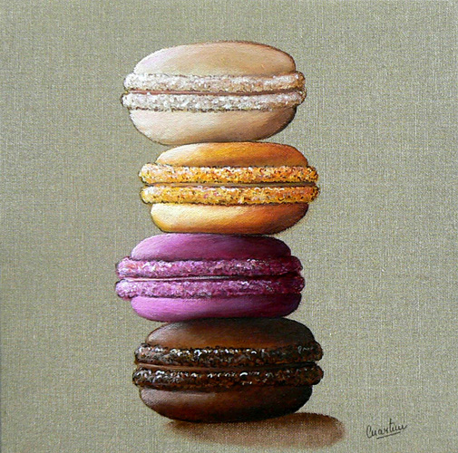 tableau macarons