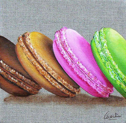 tableau macarons