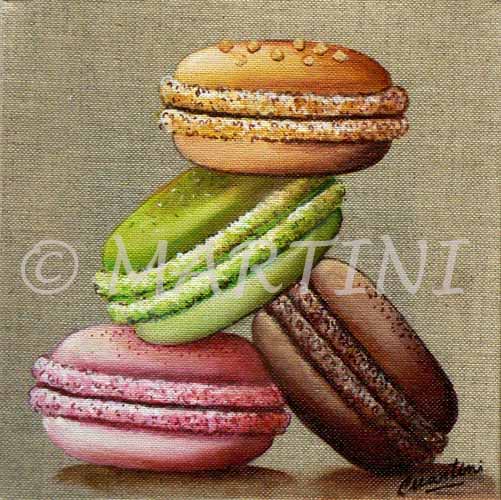 tableau macarons
